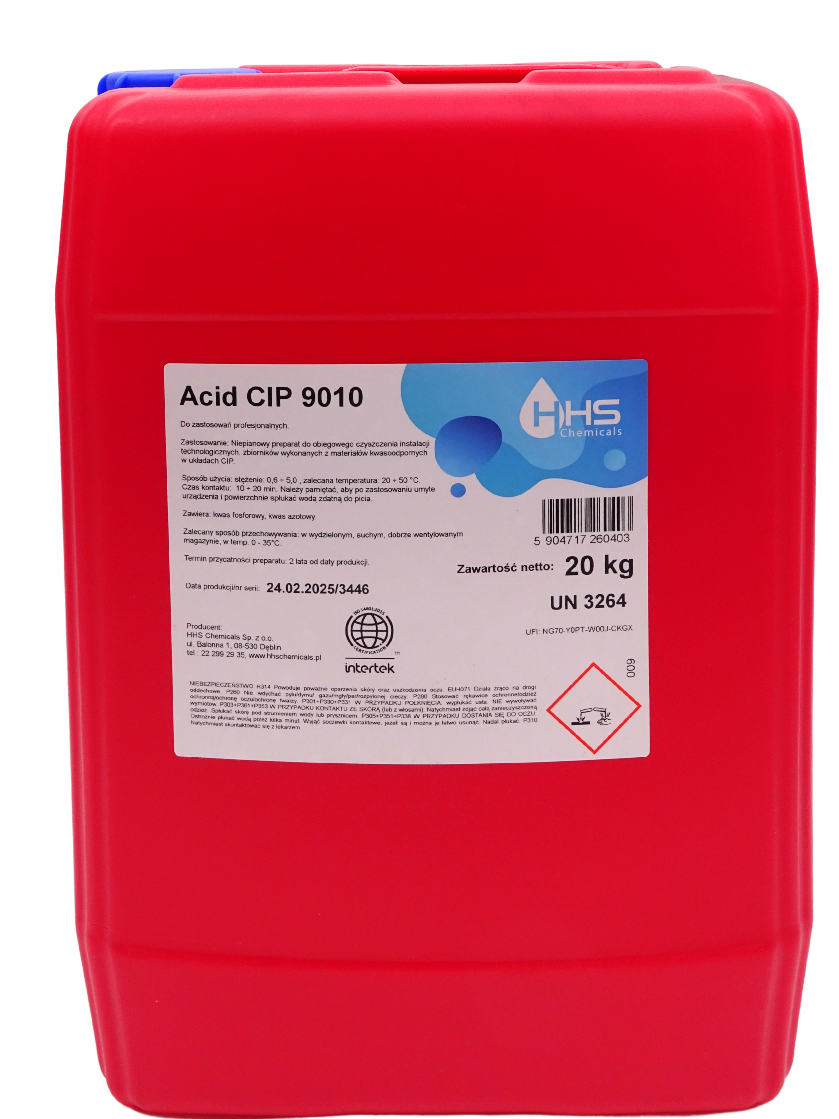 ACID CIP 9010 &ndash; кислотний миючий засіб