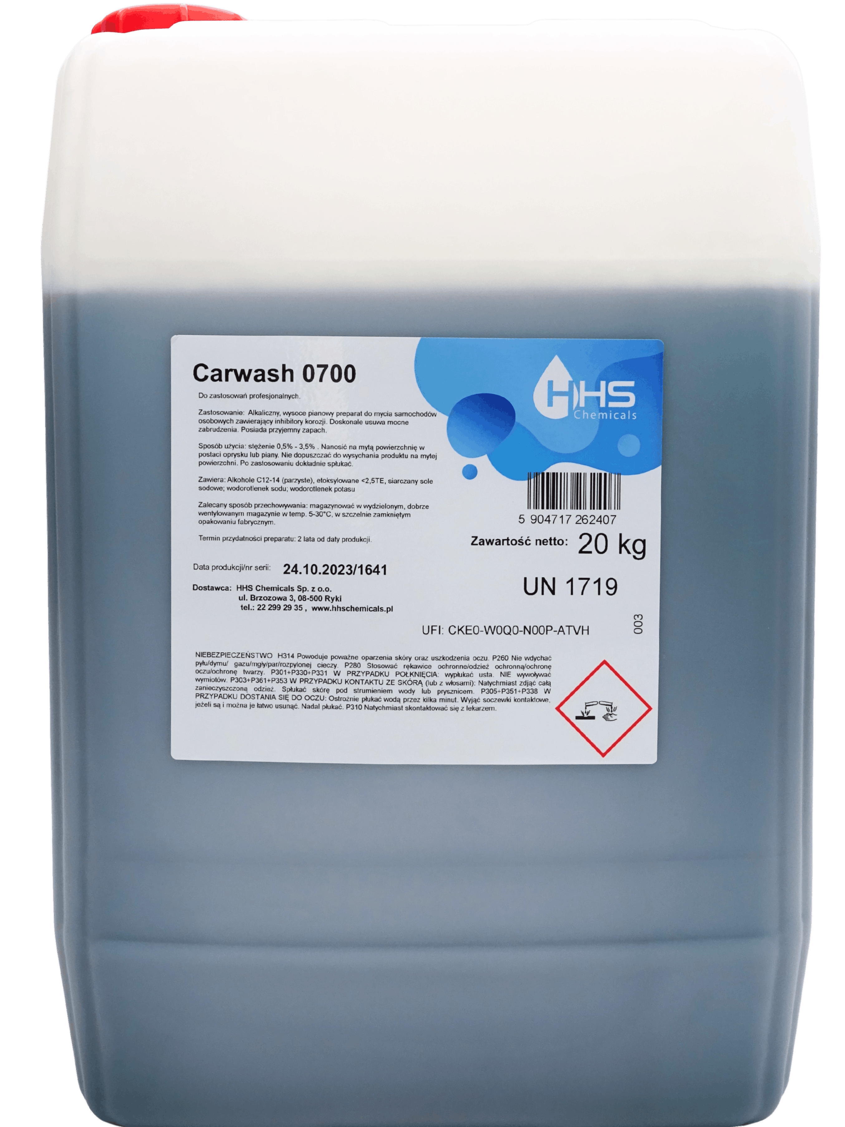 CarWash 0700&ndash; засіб для безконтакного миття легкових та вантажних автомобілів