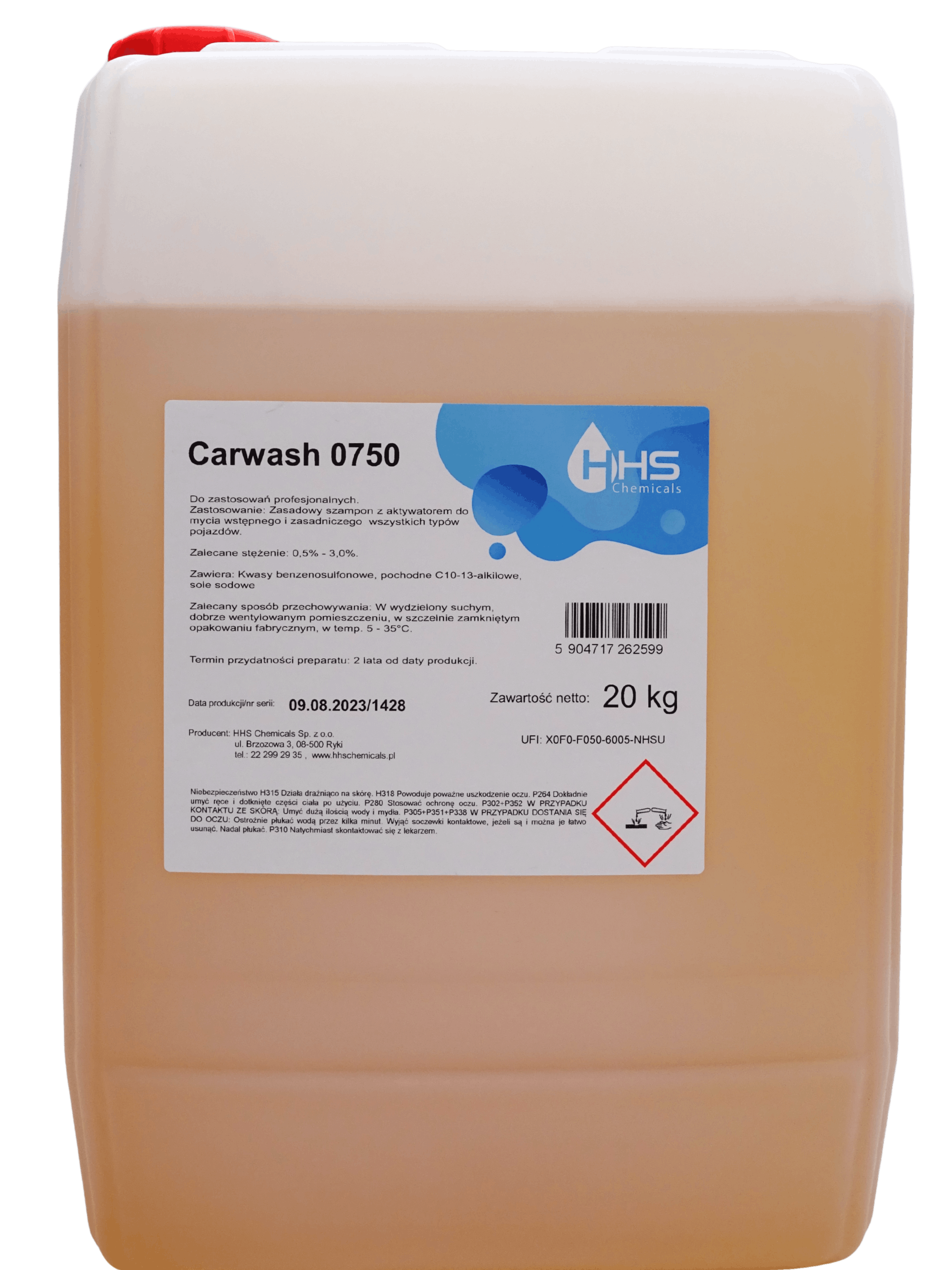 CarWash 0750&ndash; засіб для безконтакного миття легкових  автомобілів