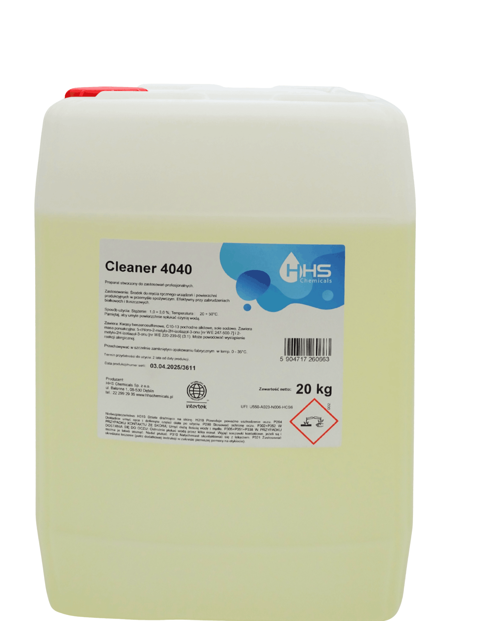 CLEANER 4040 - нейтральний миючий засіб