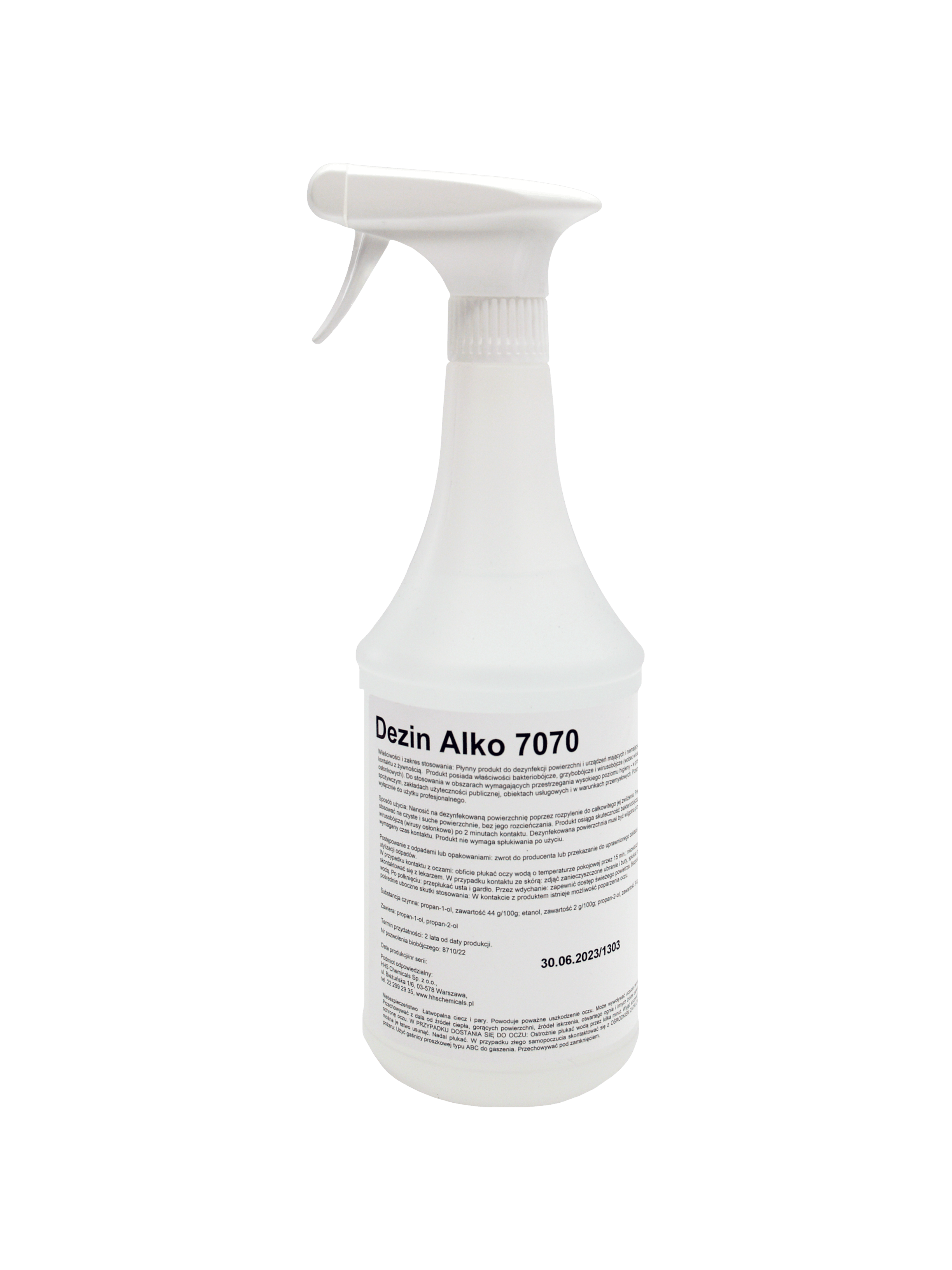 DEZIN ALKO 7070- спиртовий дезінфікуючий засіб для поверхонь